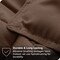 Soft Lightweight Goose Down Alternative Comforter Bedding Set with Wrinkle Resistant Breathable